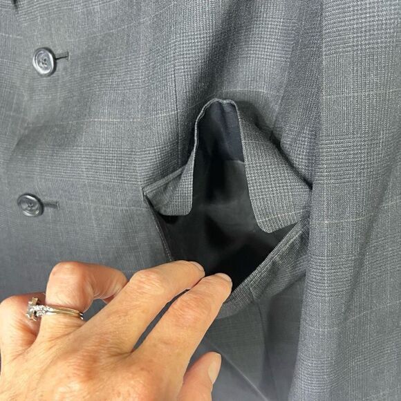 Burberry Men’s Wool Blazer Sz 39 Short - Picture 5 of 16